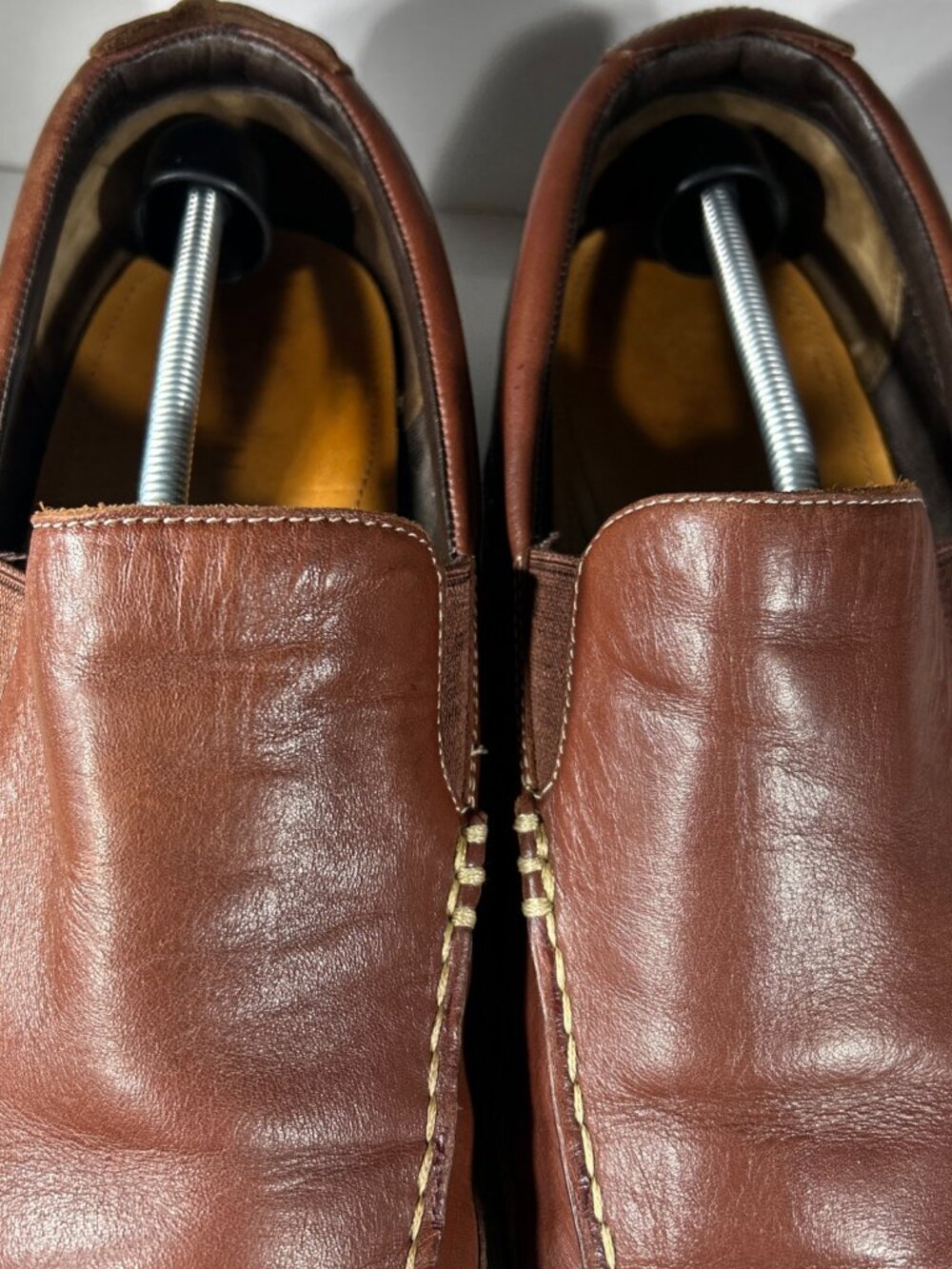 Cole Haan Tucker Venetian Mens Loafers Slip On Leather Shoes Size 15 M Brown CH - Picture 3 of 12